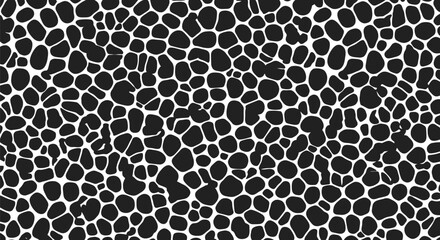 Black and white organic pattern background texture seamless abstract design wallpaper art illustration 100 editable stock vector illustration