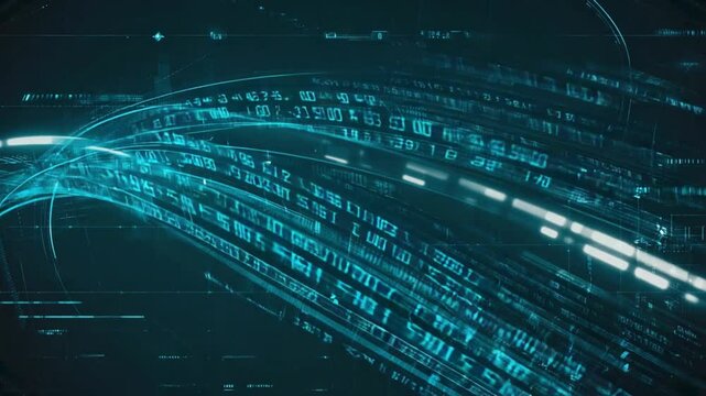 abstract binary code background