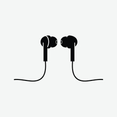 High-quality earbuds vector illustration. Perfect for tech, music, and gadget designs. EPS, SVG, PNG formats included. Ideal for posters, apps, ads, and web use.