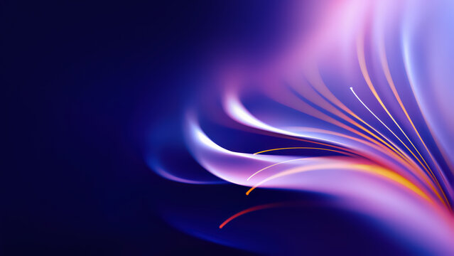 Vibrant Swirls of Color Create an Abstract Background