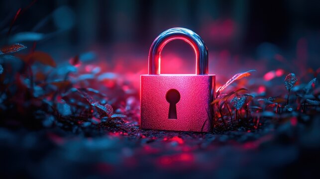 Secure lock in dark forest