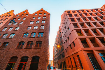 Gdansk with Motlawa river in Poland. New modern architecture in the old part of the city © Zedspider