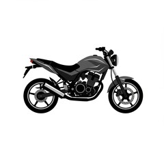 Obraz premium Motorcycle Illustration Gray