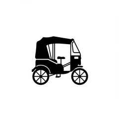 Fototapeta premium Auto Rickshaw Three Wheeled Transport