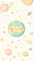 A Pastel Universe C background 2025