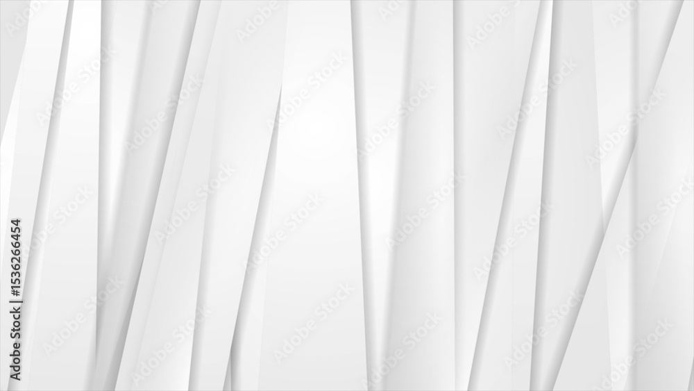 Poster grey white smooth glossy stripes abstract modern tech background