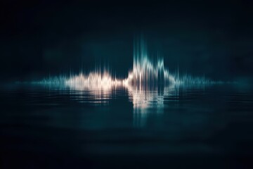 A dark blue image with a white line in the middle