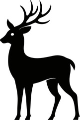 deer silhouette vector