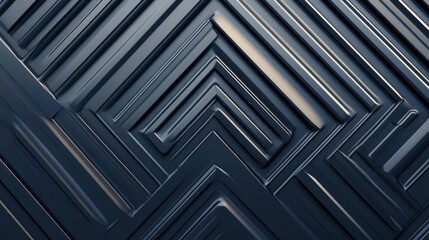 Abstract Dark Geometric Pattern