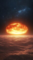 Extraterrestrial explosion