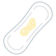 白っぽい色のおりもの　女性の健康　おりものの色の種類　ナプキン