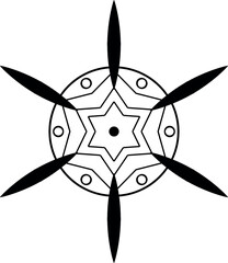 Snowflake Border Design