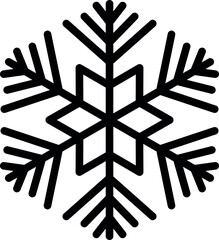 Snowflake Digital Sketch
