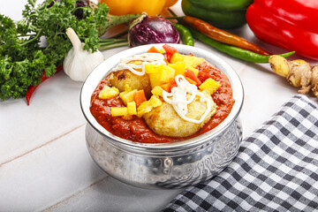 Indian cuisine Kashmari aloo dum