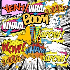 comic style pop up bubble speech sound. 