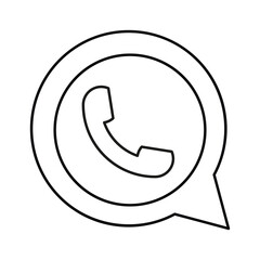 phone icon vector illustration