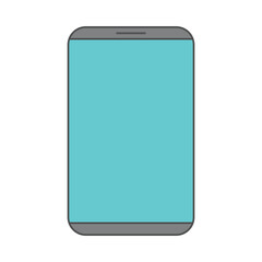 smartphone with green screen