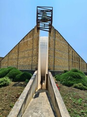 evocative image of Gibellina Nuova, in Val Belice, Sicily, 
built after the 1968 earthquake destroyed Gibellina
