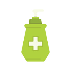 Fototapeta premium cleansing gel bottle icon vector