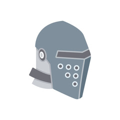 warrior and ancient helmet illustration
