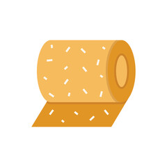 Sandpaper roll icon vector illustration