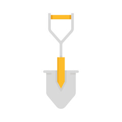 shovel tool vector icon illustration