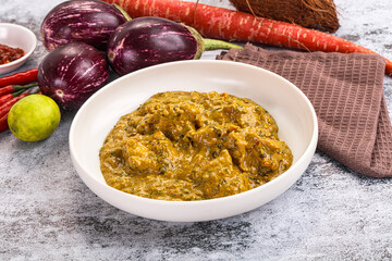 Indian chicken masala corma curry