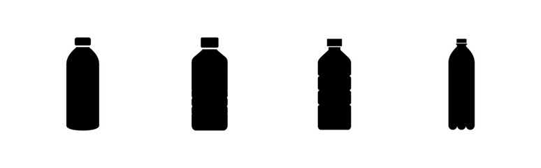 Bottle icon set. bottle vector icon