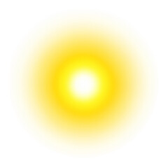 Sun isolated on transparent or white background, png