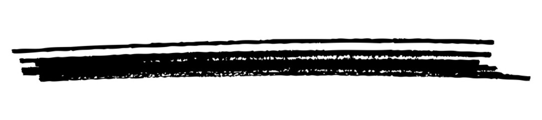 Aesthetic pen brush stroke line element design