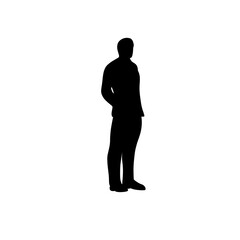 Businessman silhouette