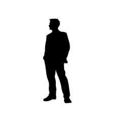 Businessman silhouette