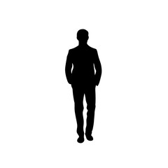 Businessman silhouette