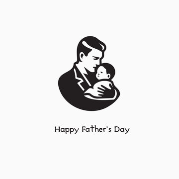 Happy Fathers Day vectore image