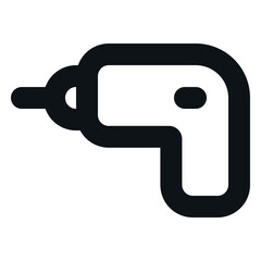 Clean and Minimalist Outline Icon of construction 