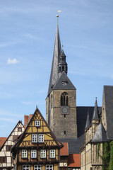 Quedlinburg - Marktkirche St. Benedikti , Sachsen-Anhalt, Deutschland, Europa