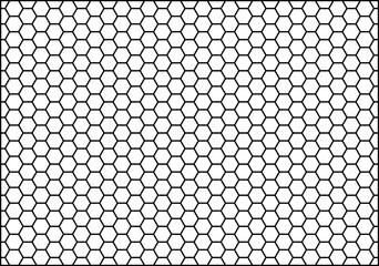 Hexagon shape pattern texture or background