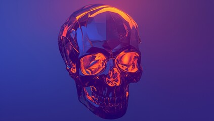 Fiery Skull Explosion