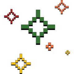 Retro Sparkle Pixel