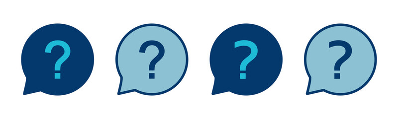 Question Icon vector isolated on white background. Question mark sign. help icon. Faq