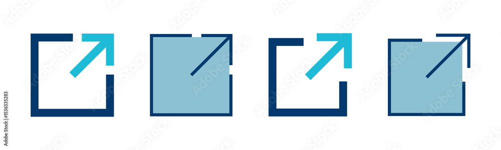 Poster link icon vector isolated on white background. link vector icon. external link symbol vector icon. h