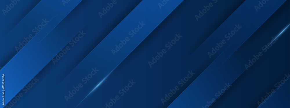 Poster diagonal blue overlapping shapes form an abstract background. suitable for modern designs, tech pres