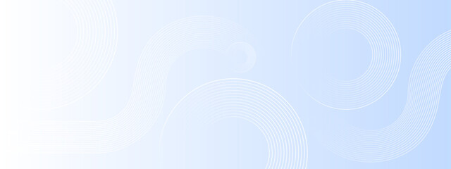 Abstract light blue concentric circles and waves; visually appealing background for design projects, presentations, or digital art creations in blue tones.