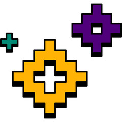 Retro Sparkle Pixel