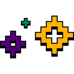 Retro Sparkle Pixel