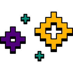 Retro Sparkle Pixel