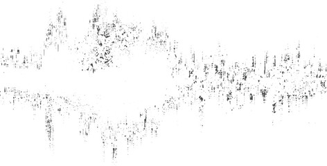 Abstract Gray and White Distressed Texture Background Grunge Overlay Design Element vector