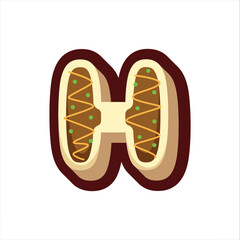 Cookies Valentine Alphabet