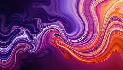 Vibrant abstract wallpaper design for computer monitors featuring swirling colors