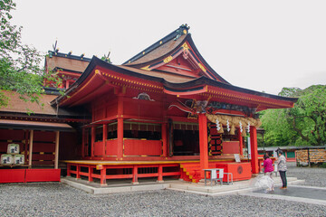 Fototapeta premium Showing love in a family with parents and children